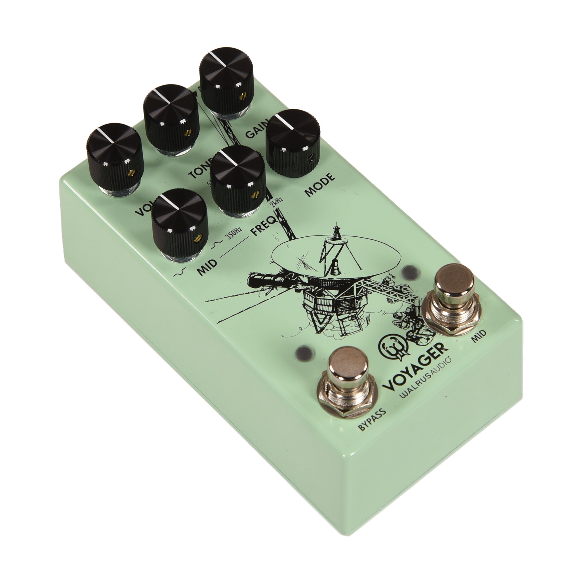 Walrus Audio Voyager Pre-Amp/Overdrive MKII Pedal Seafoam