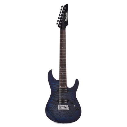 Ibanez AZ427P2QMTUB Premium 7-String Electric Guitar Twilight Blue Burst