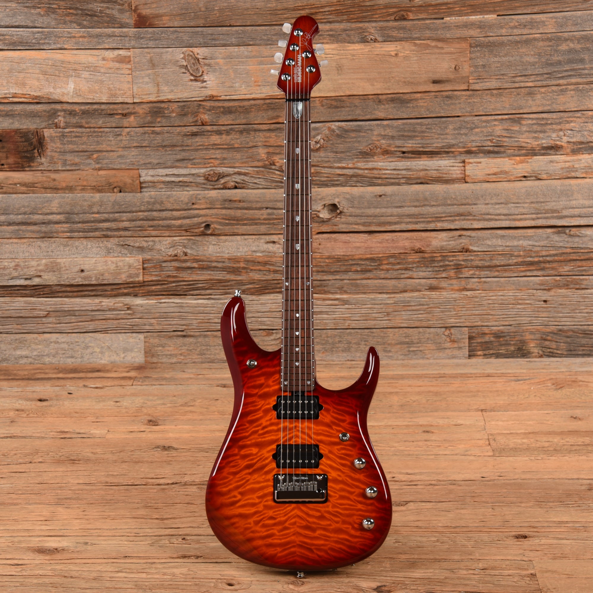 Music Man JP6 John Petrucci Signature Dragon Blood Quilt 2020