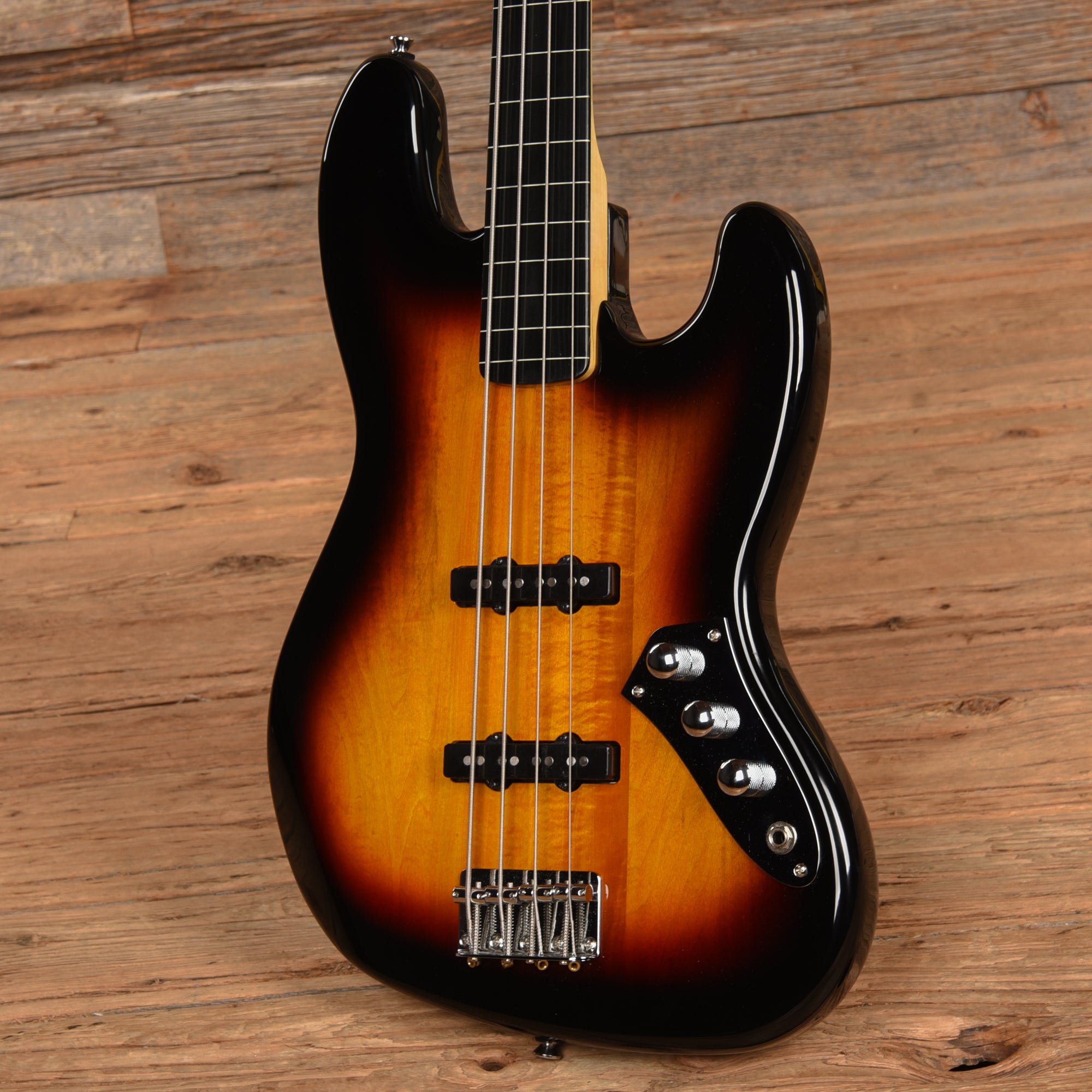 Squier Vintage Modified Jazz Bass Fretless Sunburst 2018