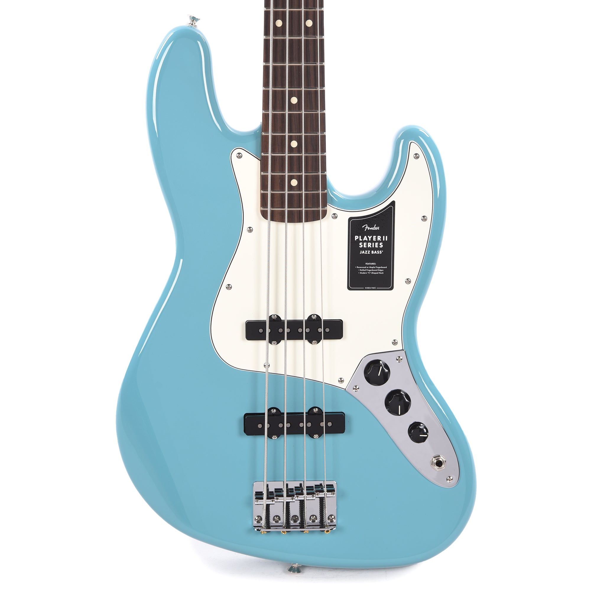 Fender Player II Jazz Bass Aquatone Blue – Chicago Music Exchange