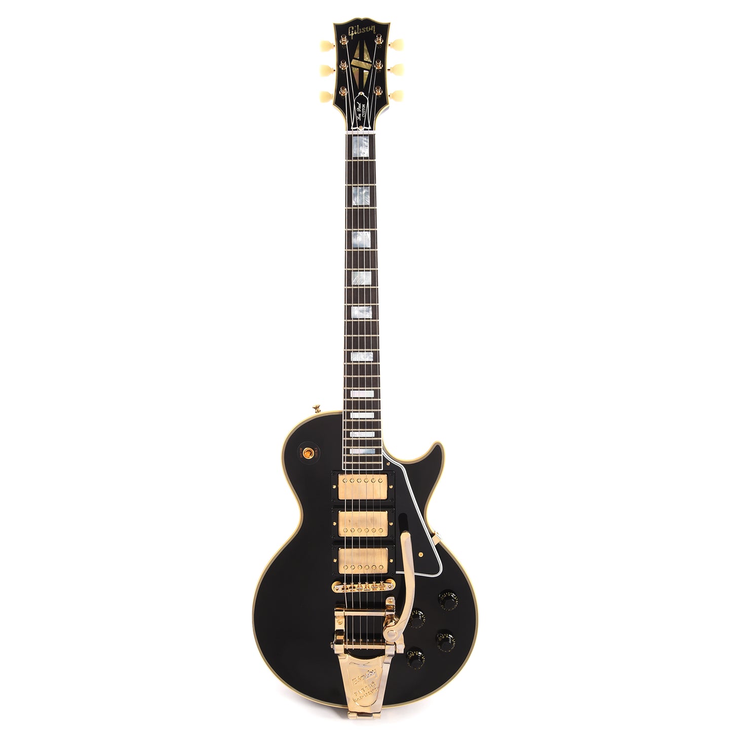 Gibson Custom Shop 1957 Les Paul Custom Reissue 3-Pickup Ebony VOS w/Bigsby