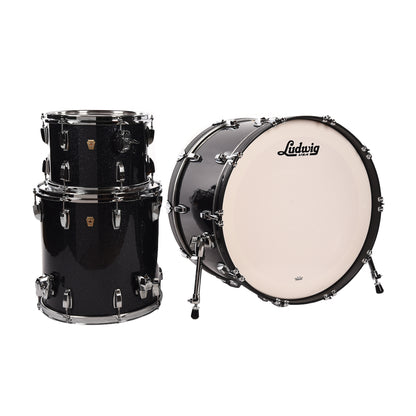 Ludwig Classic Maple 13/16/24 3pc. Drum Kit Hybrid Black Sparkle