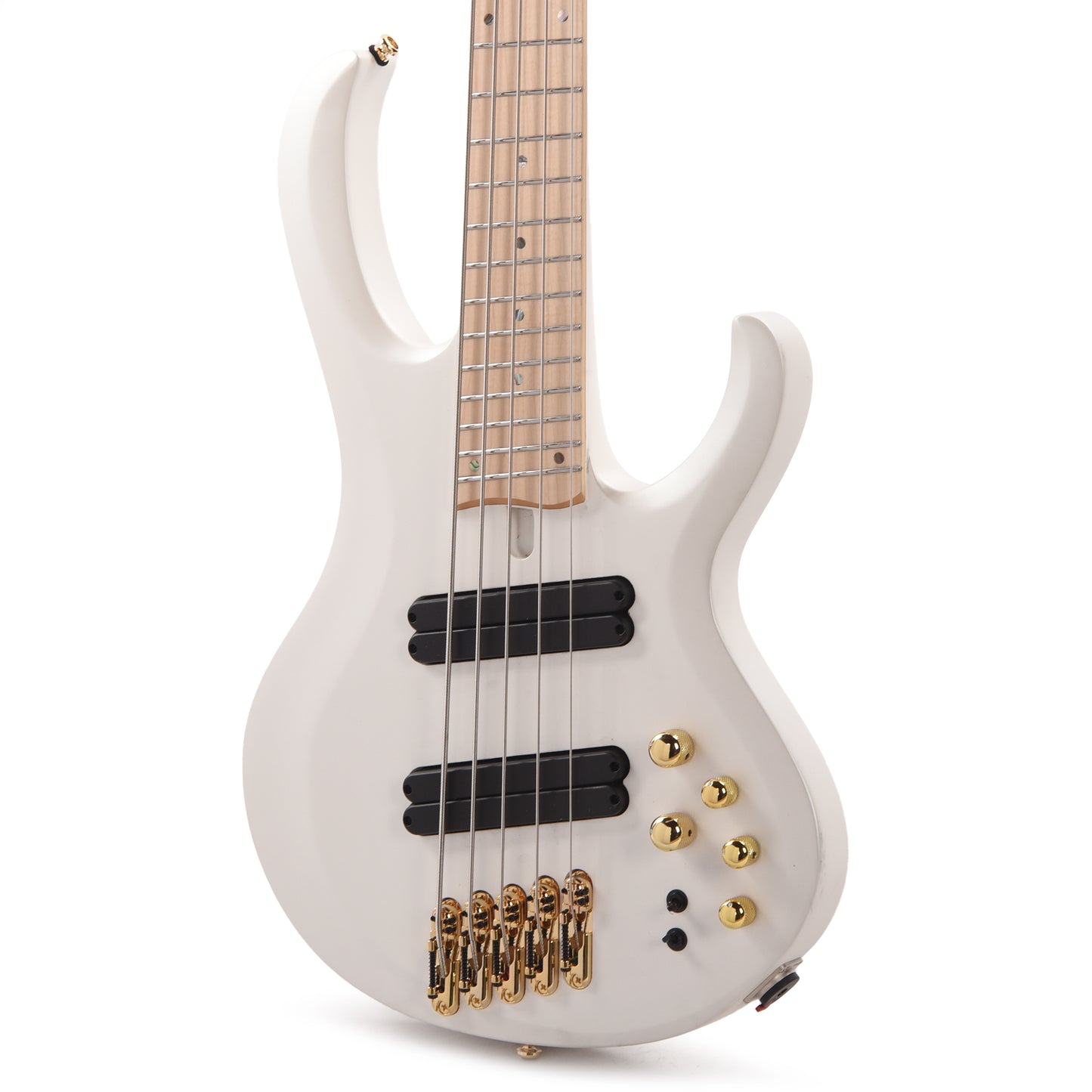 Ibanez BTB605MLMPWM Bass Workshop 5-String Multi Scale Electric Bass Pearl White Matte