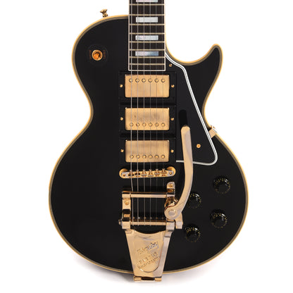 Gibson Custom Shop 1957 Les Paul Custom Reissue 3-Pickup Ebony VOS w/Bigsby