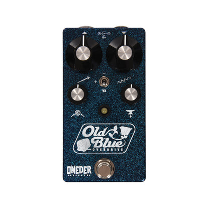 Oneder Effects Old Blue V2 Overdrive Pedal Blue Sparkle