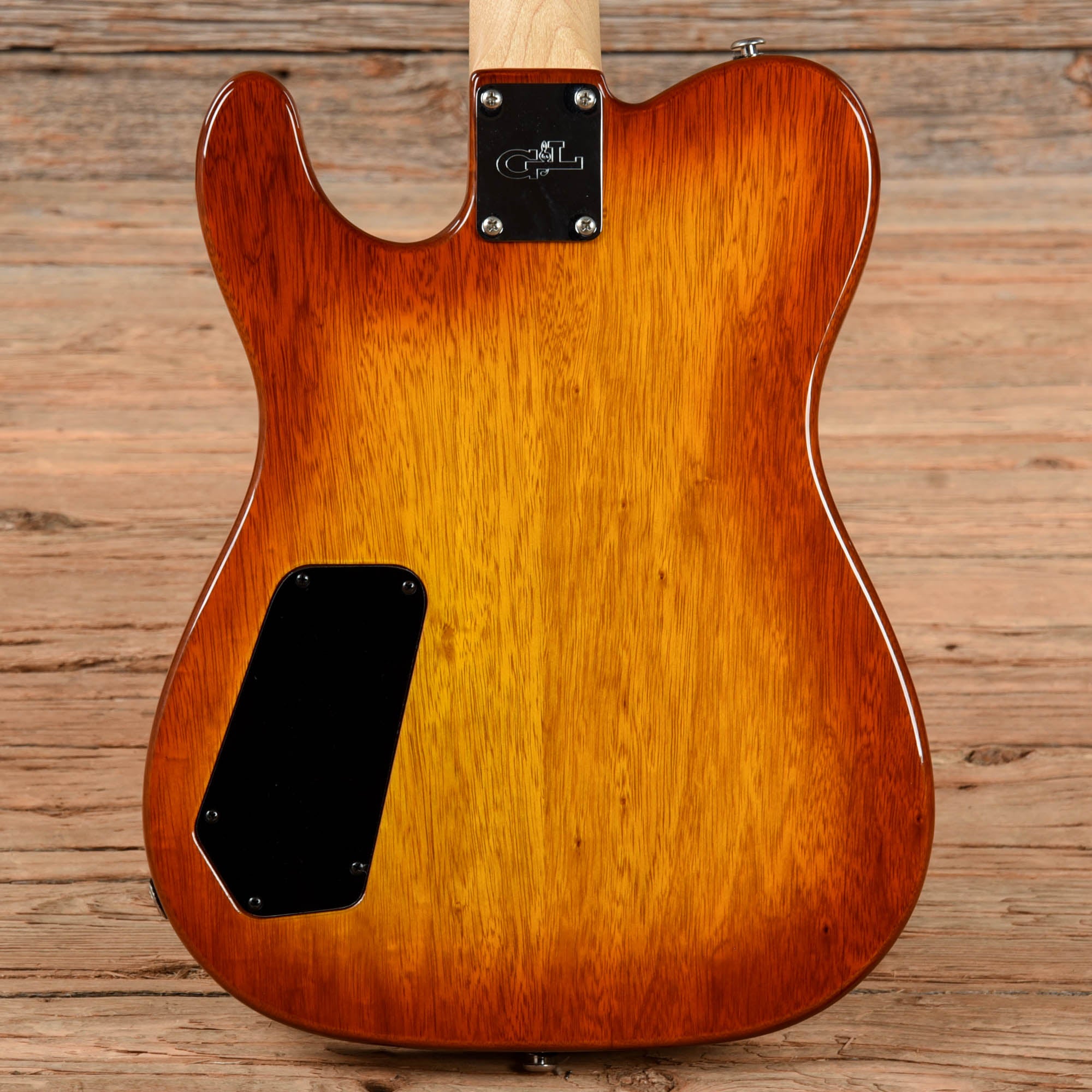 G&L ASAT Deluxe Korina Sunburst – Chicago Music Exchange