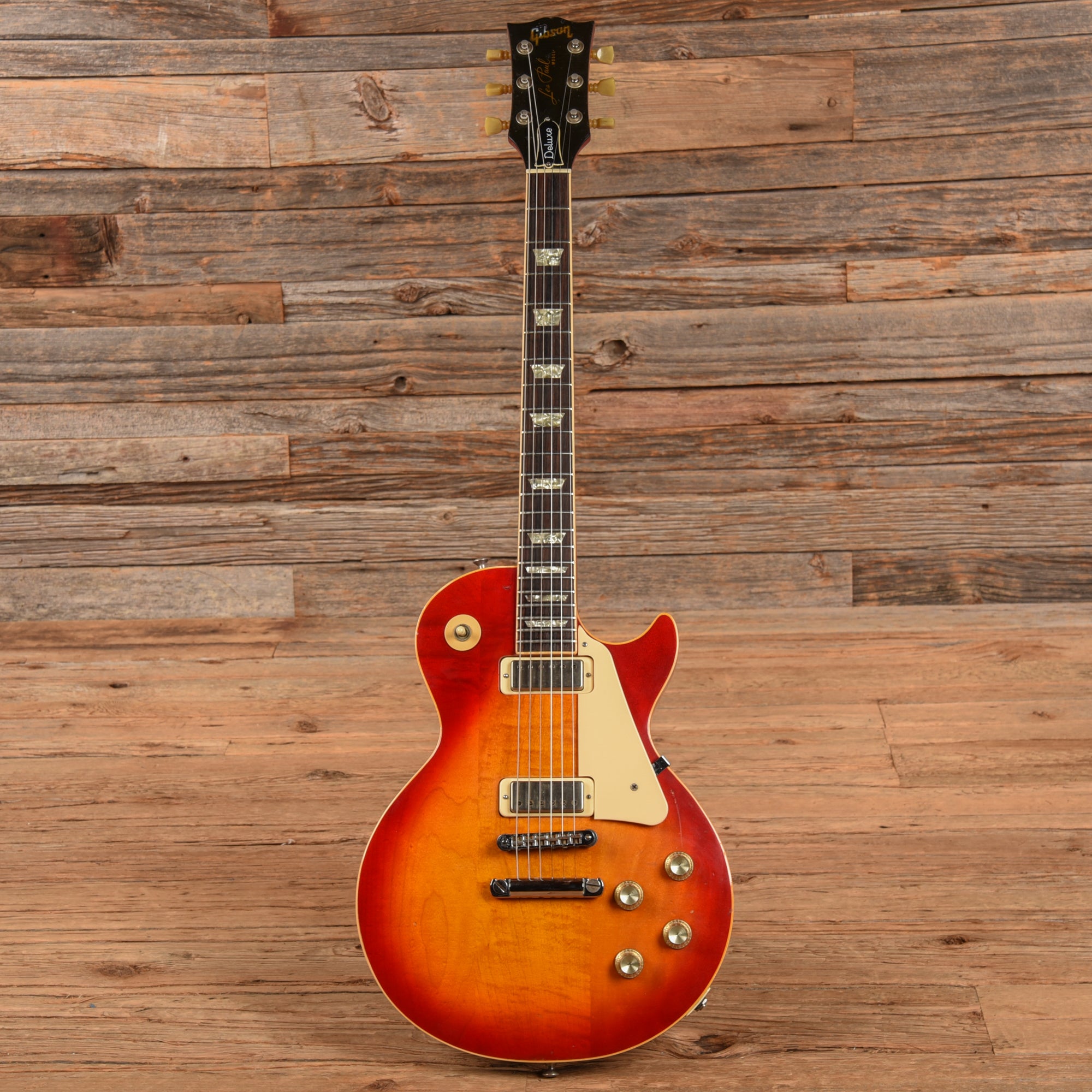 Gibson Les Paul Deluxe Cherry Sunburst 1976