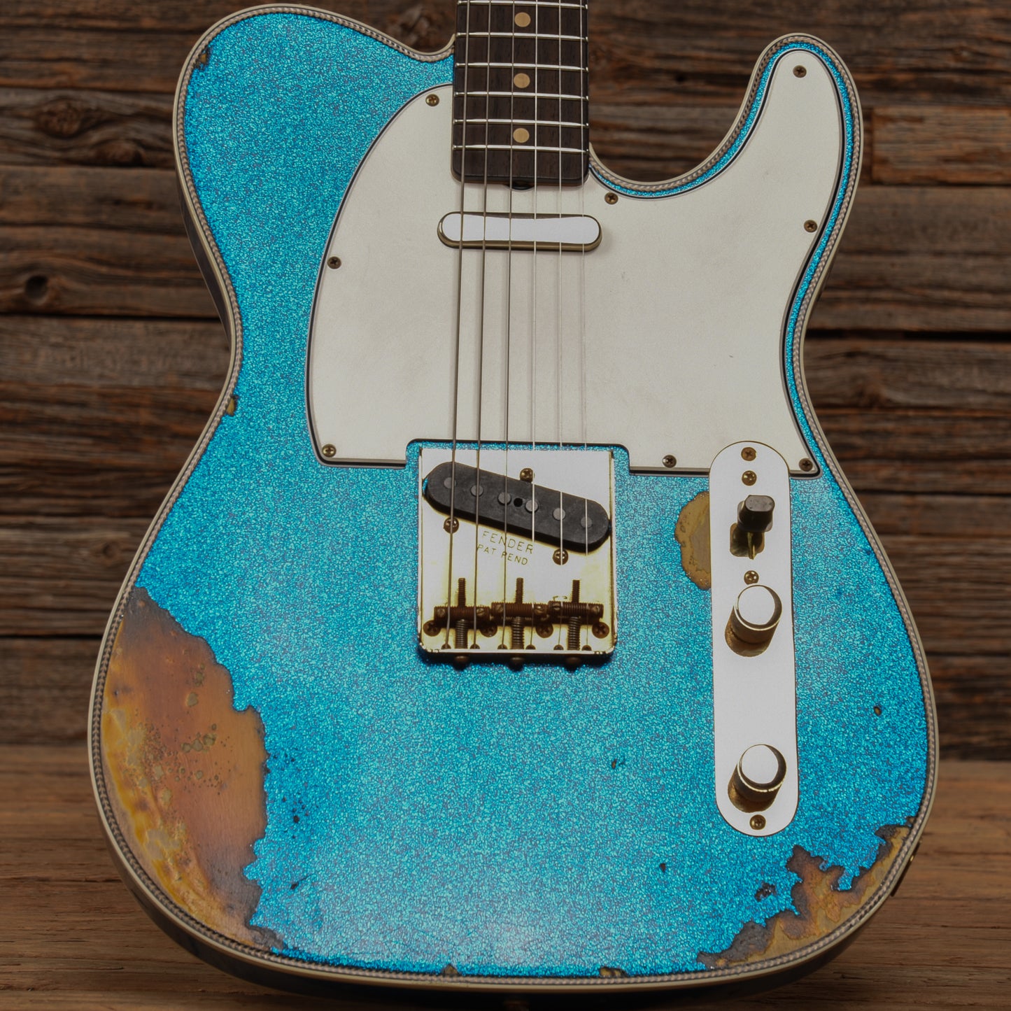 Fender Custom Shop Wildwood 10 59 Telecaster Relic Blue Sparkle 2022