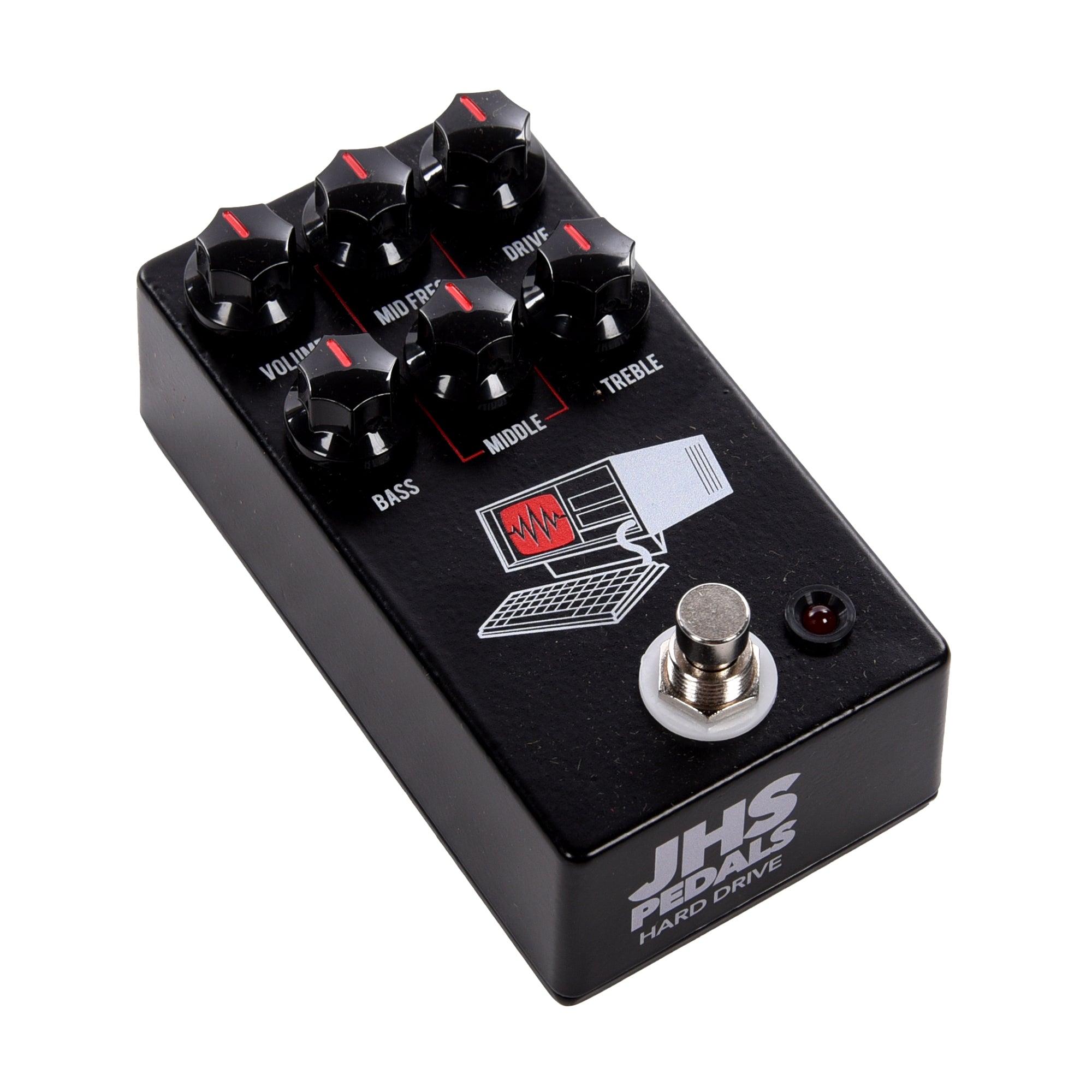 JHS Hard Drive Distortion Pedal Black