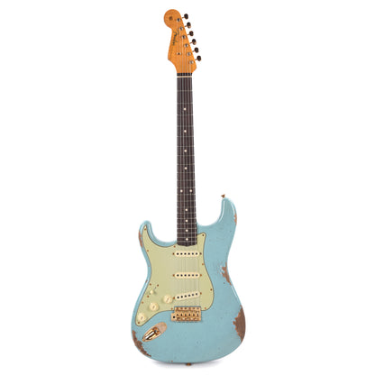 Fender Custom Shop 1960 Stratocaster "Chicago Special" LEFTY Heavy Relic Super Aged Daphne Blue w/Gold Hardware