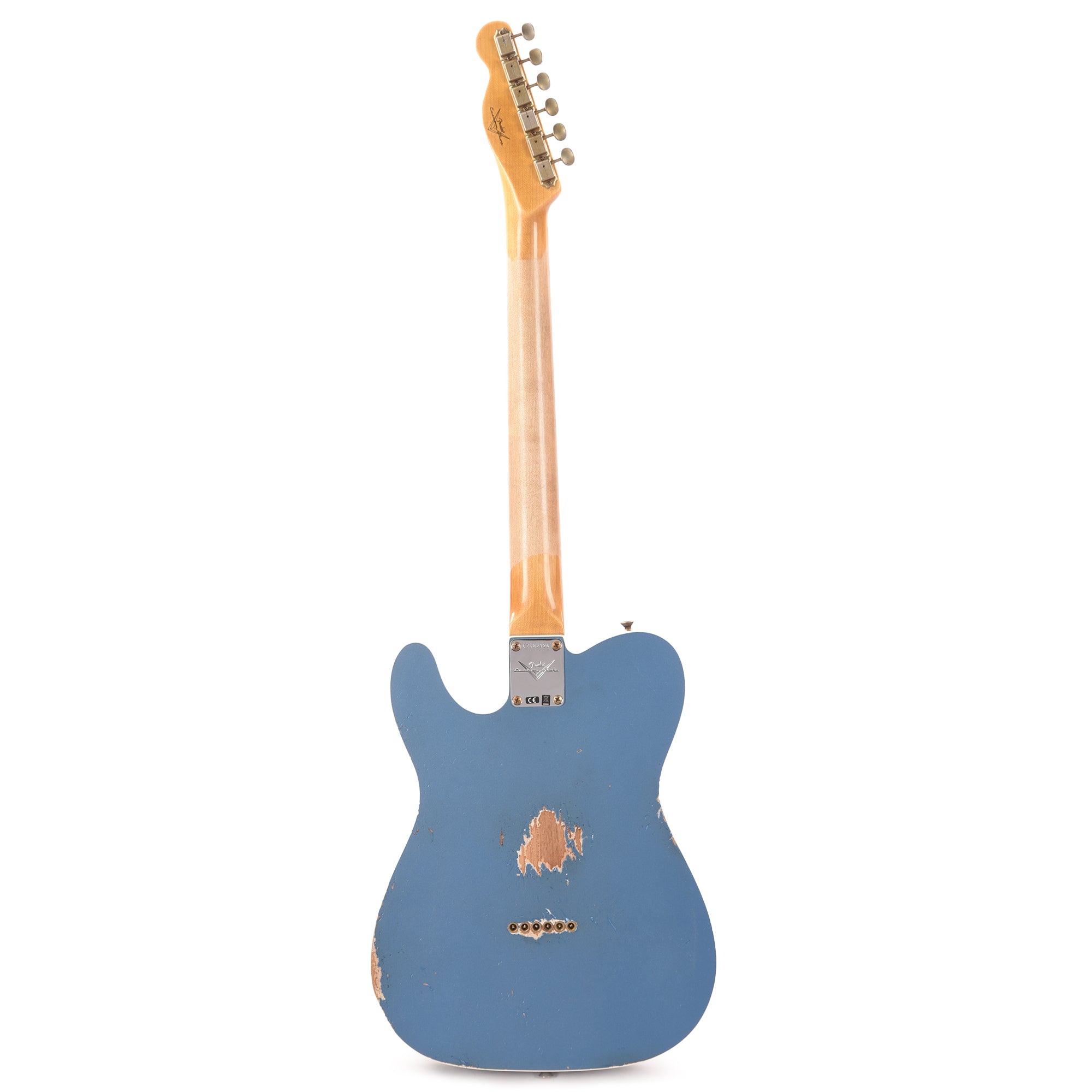 Fender Custom Shop '65 Telecaster Custom Heavy Relic Aged Lake Placid Blue