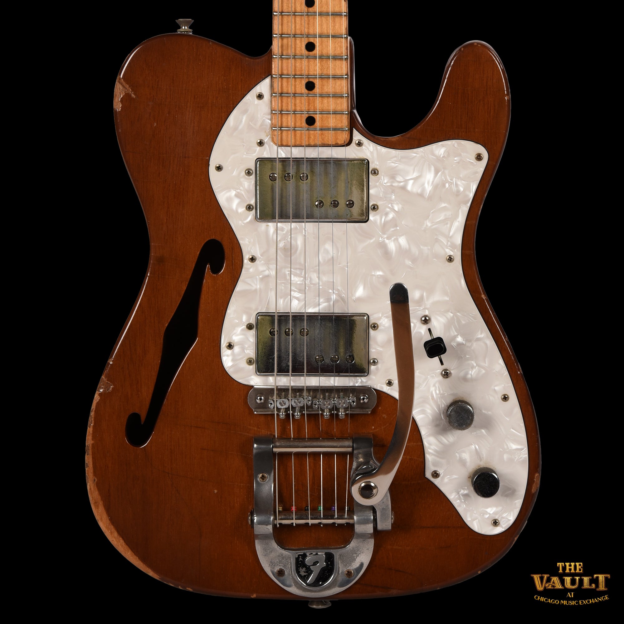 Fender Telecaster Thinline Mahogany w/ Bigsby Natural 1972