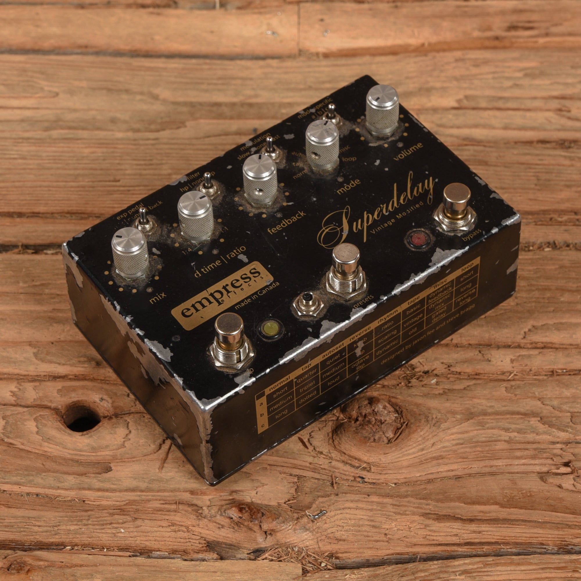 Empress Vintage Modified Superdelay Pedal – Chicago Music Exchange