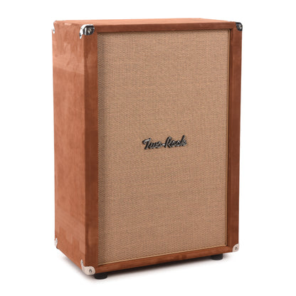 Two Rock 2x12 150w Vertical Cabinet w/Two-Rock 1265B Speaker Tobacco Suede w/ Cane Grill