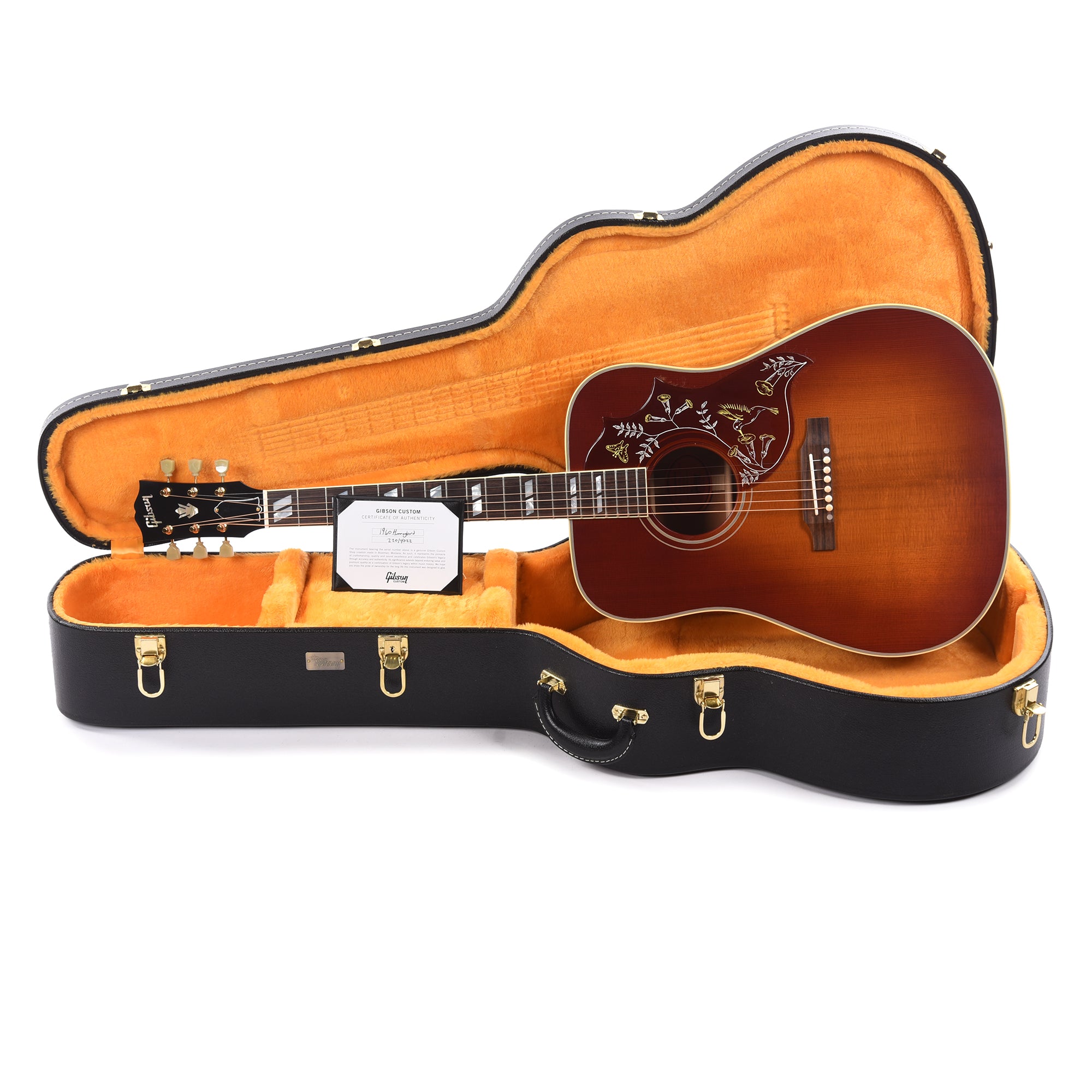 Gibson Custom Shop Historic Reissue 1960 Hummingbird Fixed Bridge Heritage Cherry Sunburst