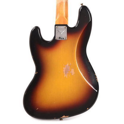 Fender Custom Shop 1962 Jazz Bass Relic 3-Color Sunburst