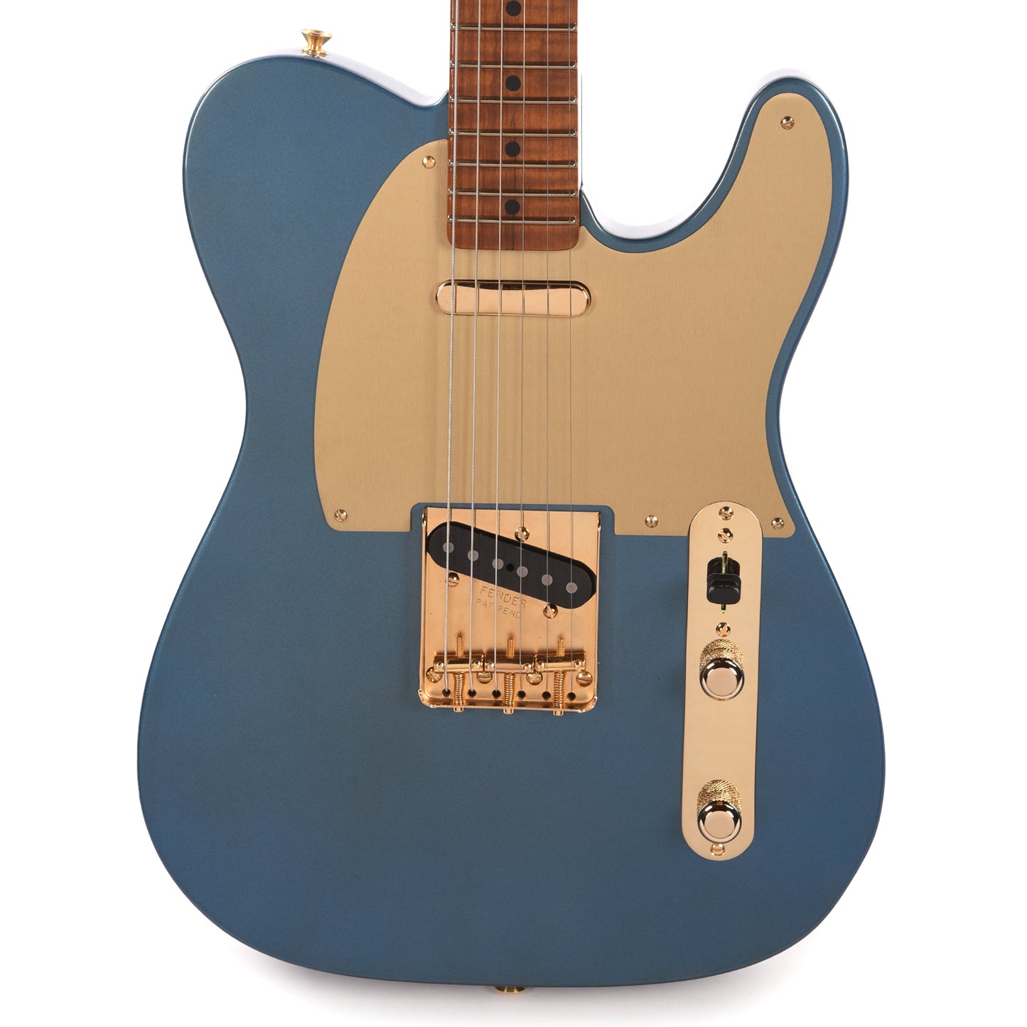 Fender Custom Shop 1950s Telecaster NOS Super Aged Lake Placid Blue w/Roasted 3A Flame Neck & Gold Hardware