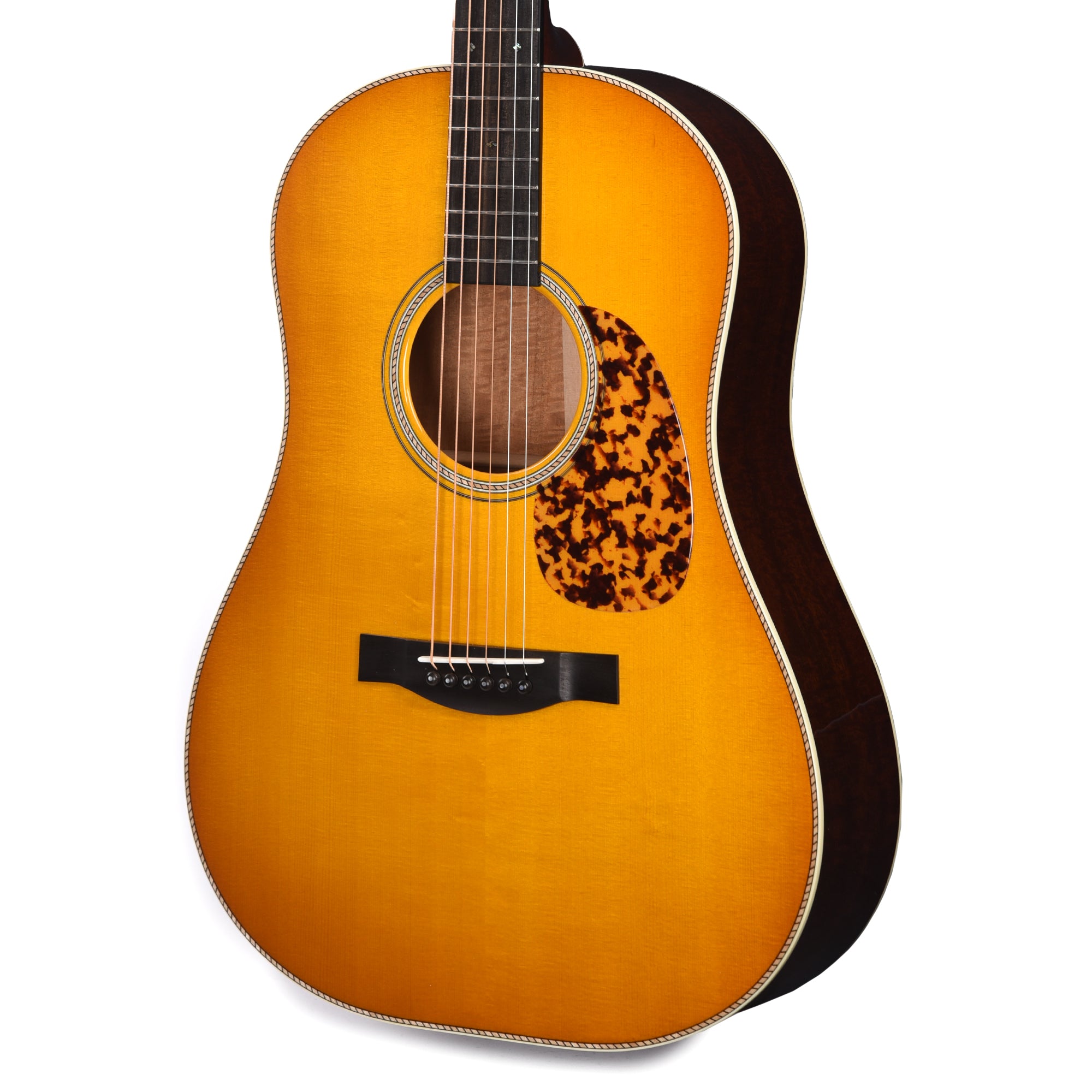 Santa Cruz Guitar Company D-12 Bearclaw German Spruce/Beeswing Mahogany Buttered Toast Sunburst