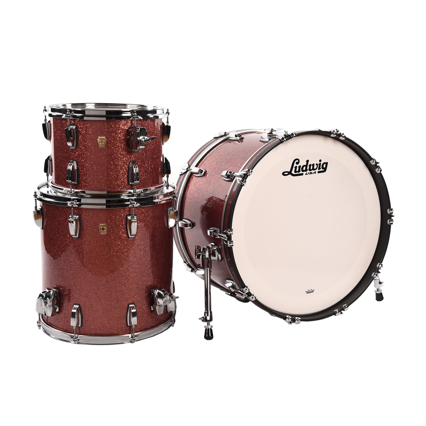 Ludwig Classic Maple 13/16/22 3pc. Drum Kit Hybrid Copper Sparkle