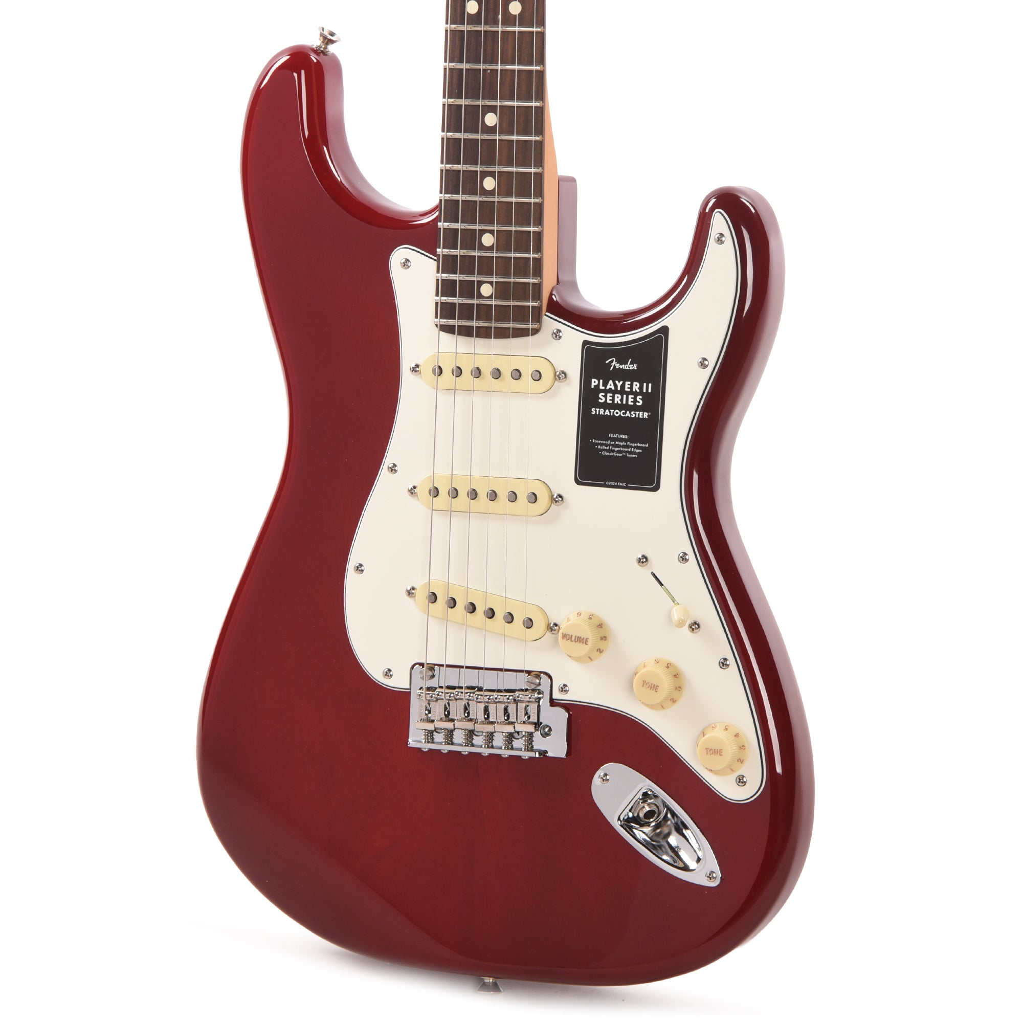 Fender Player II Stratocaster Transparent Cherry Burst – Chicago Music  Exchange