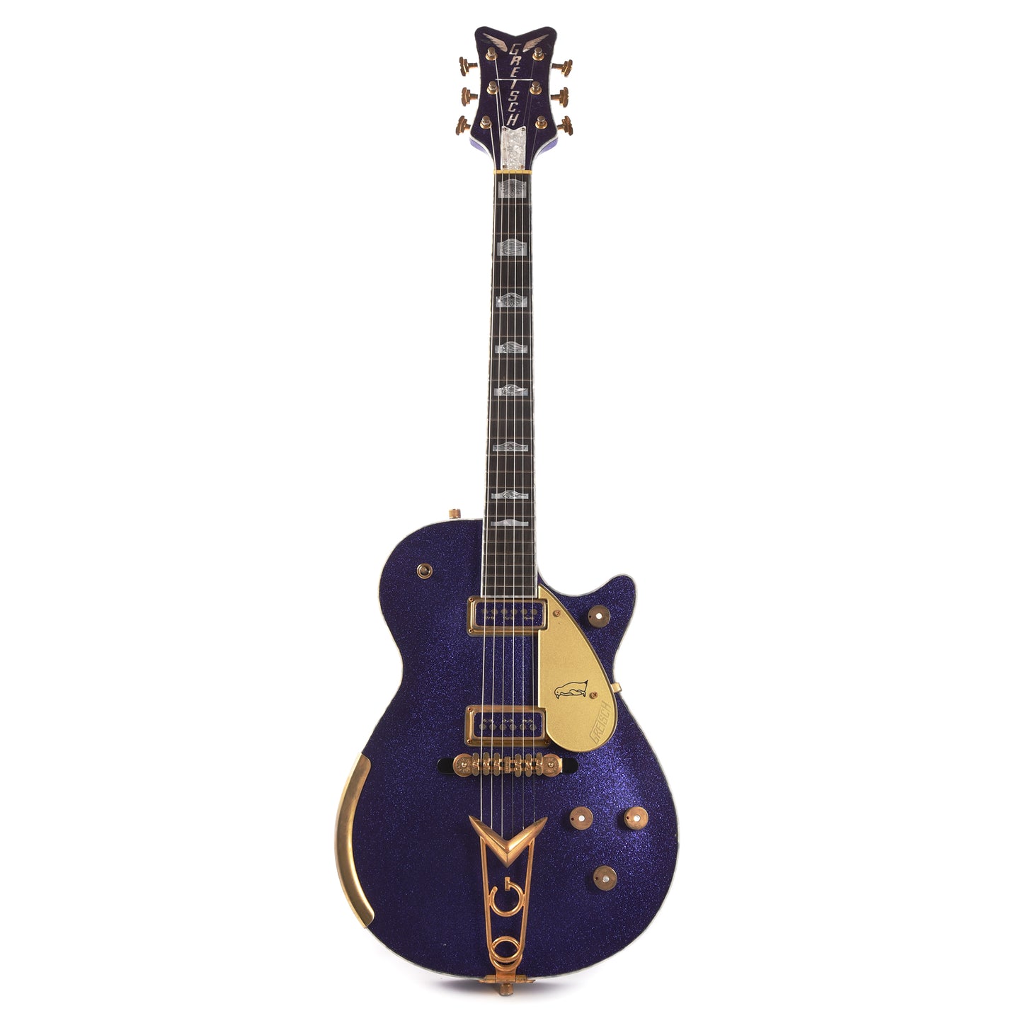 Gretsch Custom Shop G6134-55 1955 Penguin Purple Sparkle Relic w/Duncan Dyno Dynasonics Master Built by Chad Henrichsen