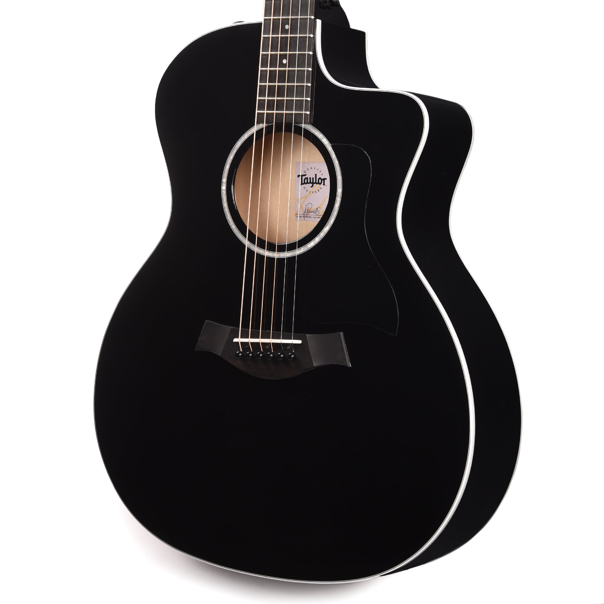 Taylor 214ce-BLK Plus Grand Auditorium Spruce/Big Leaf Maple Black