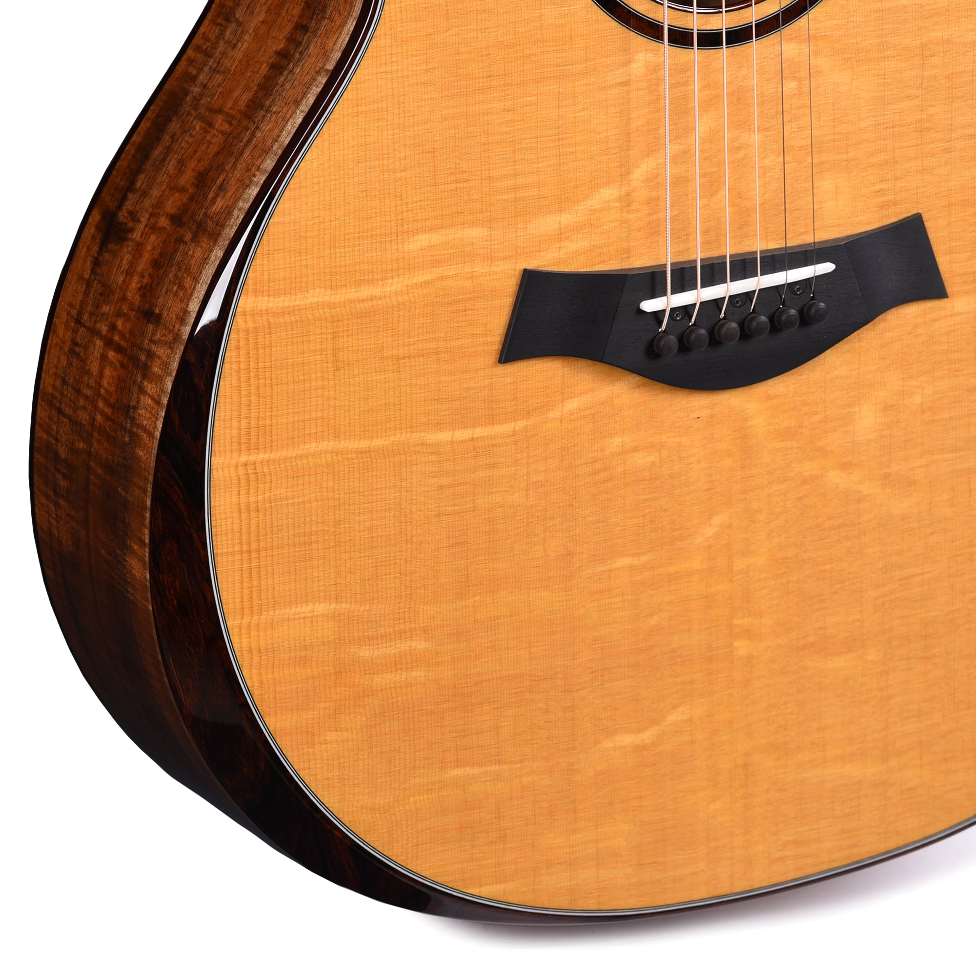 Taylor Custom Grand Auditorium Bearclaw Spruce/AA Hawaiian Koa Natural Aged Toner Top ES2