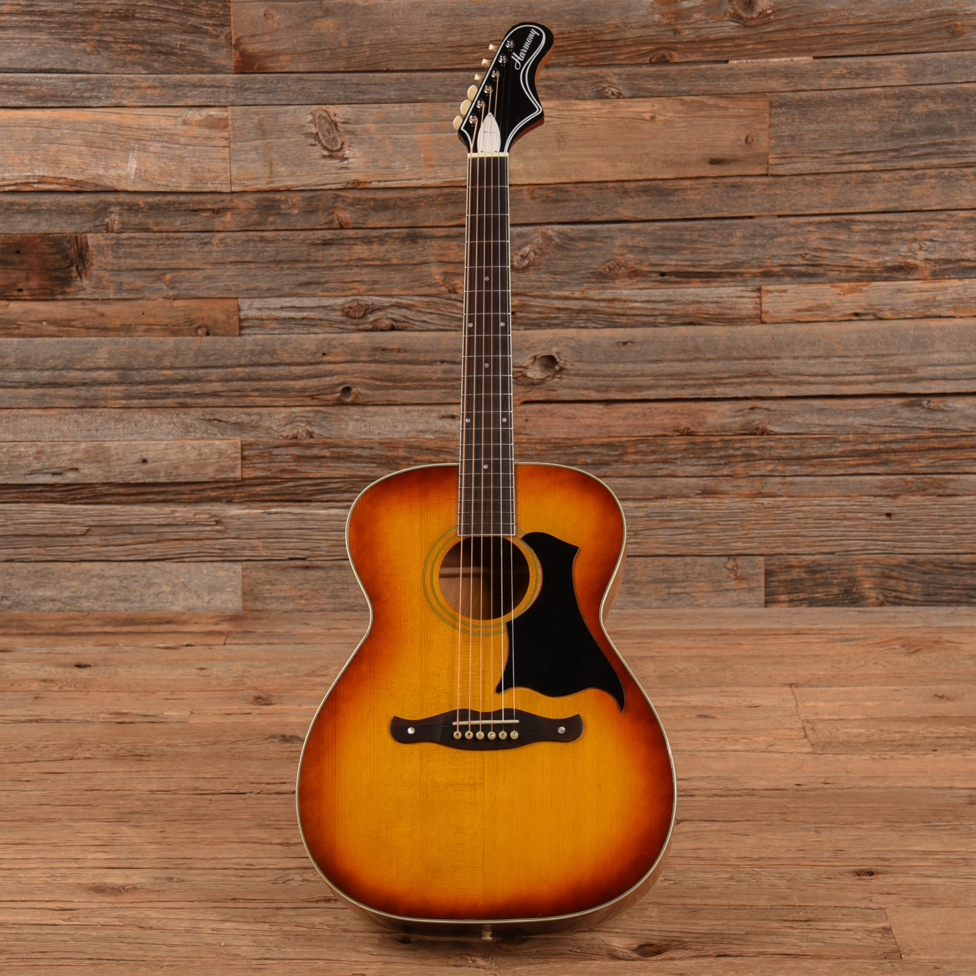 Harmony H-167 X-Brace Conversion Sunburst 1970