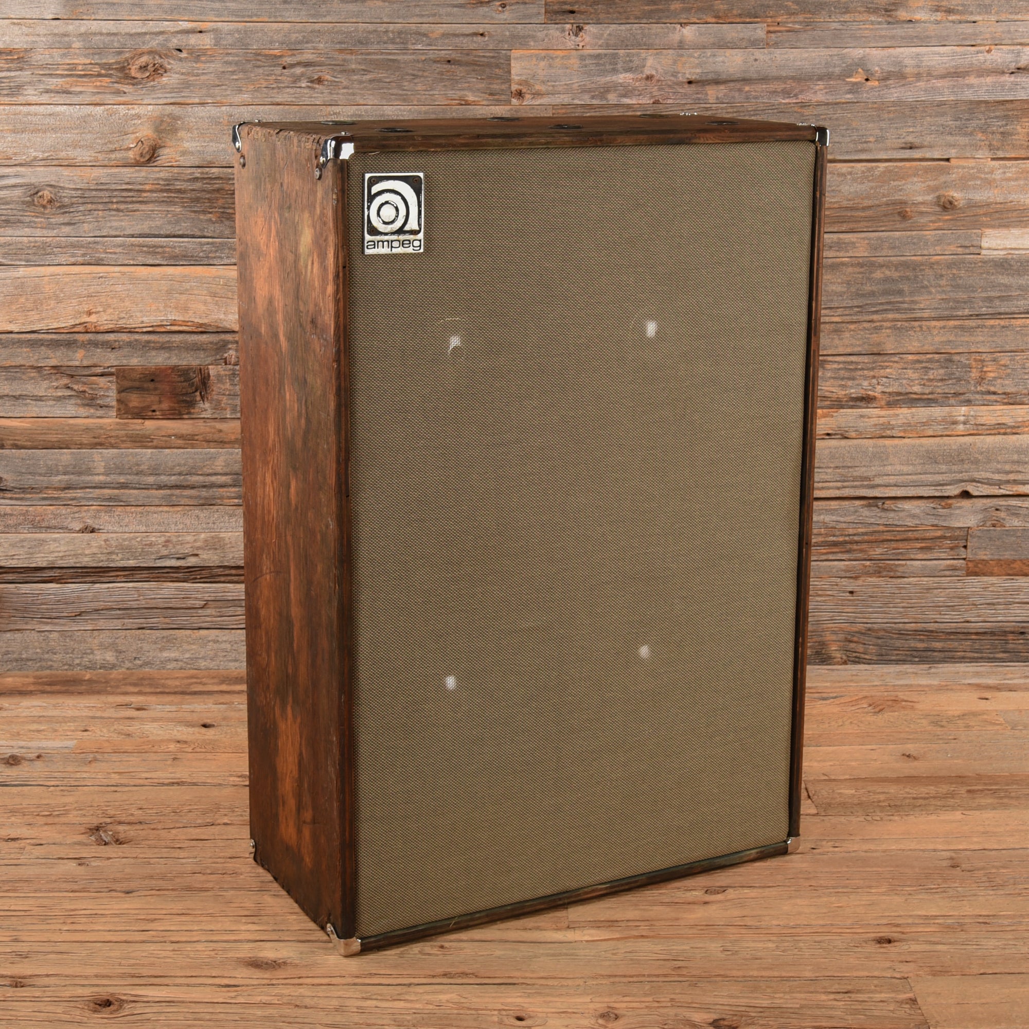 Ampeg V-4 4x12 Guitar Cabinet Stripped 1970s