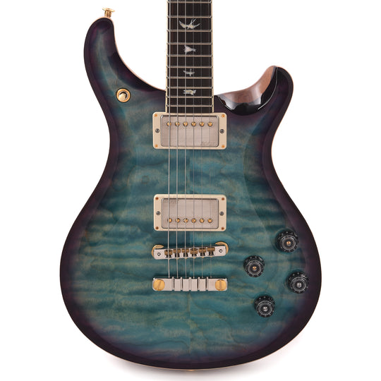 PRS Wood Library McCarty 594 10-Top Quilt Aquableux Purple Burst w/Figured Stained Maple Neck & Cocobolo Fingerboard