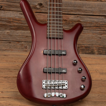 Warwick Rockbass Basic 5 Burgundy Red Transparent