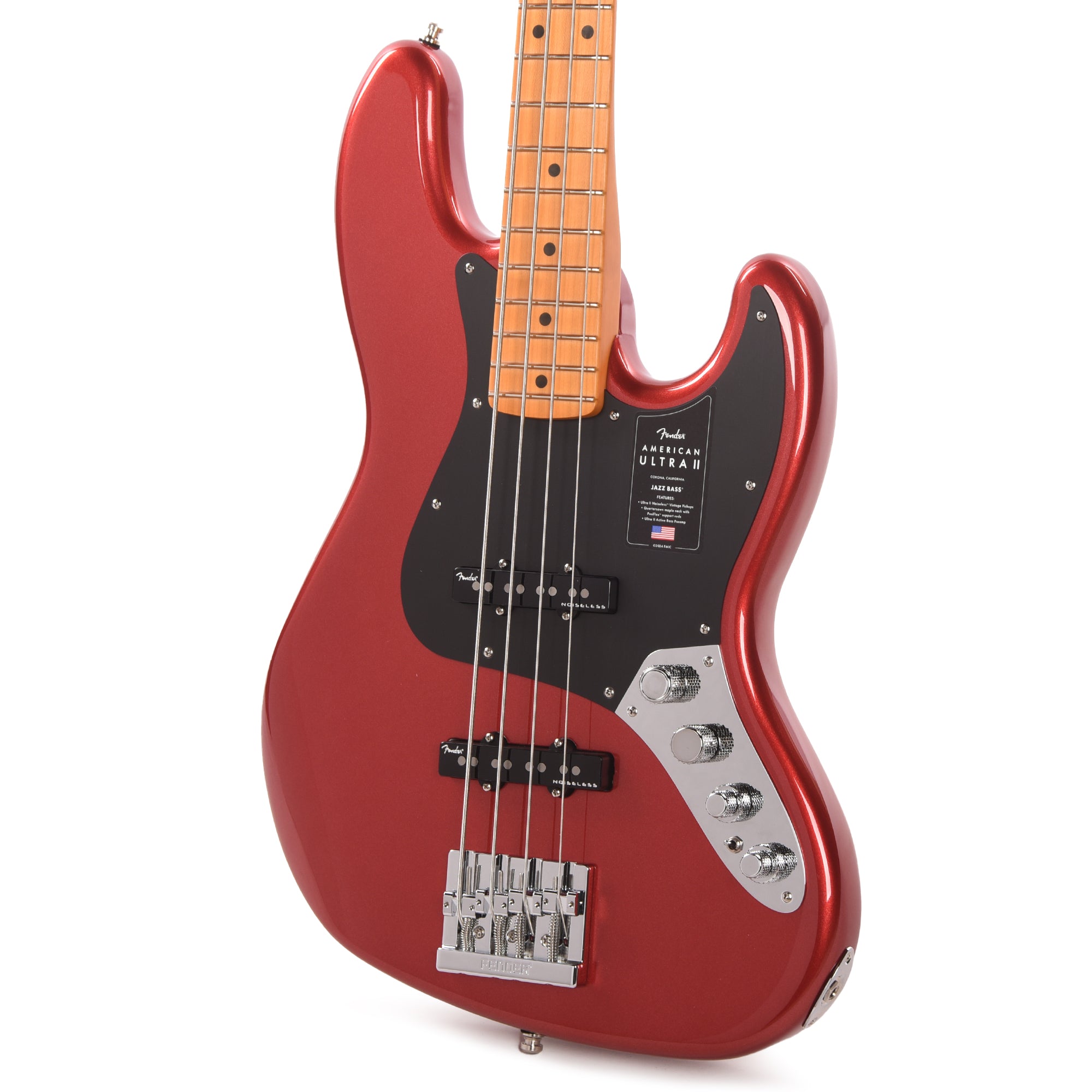 Fender American Ultra II Jazz Bass Sinister Red