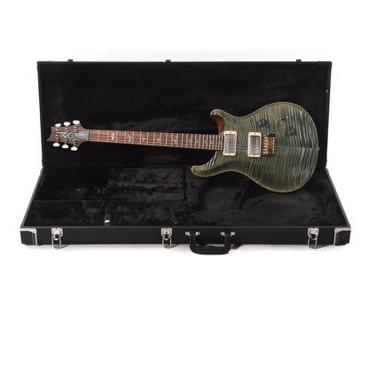 PRS Wood Library Custom 24 Fat Back 10-Top Flame Trampas Green w/Brazilian Rosewood Fingerboard