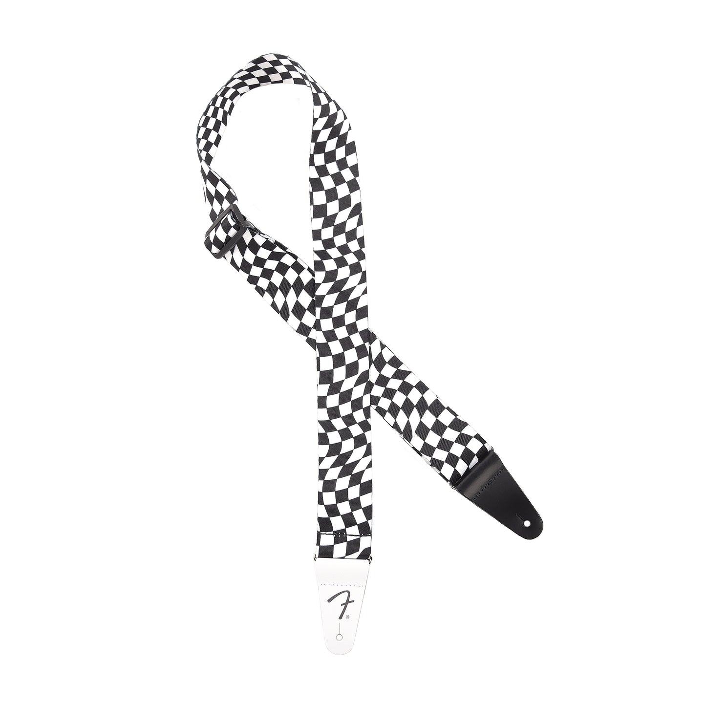 Fender Wavy Checkerboard Polyester Strap Black/White