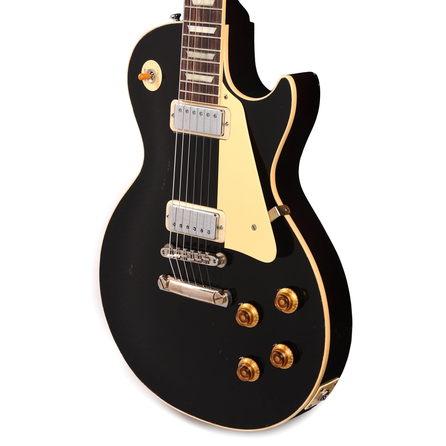 Gibson Custom Shop 1956 Les Paul Standard Antique Ebony Top/Dark Back Murphy Lab Light Aged w/Mini Humbuckers