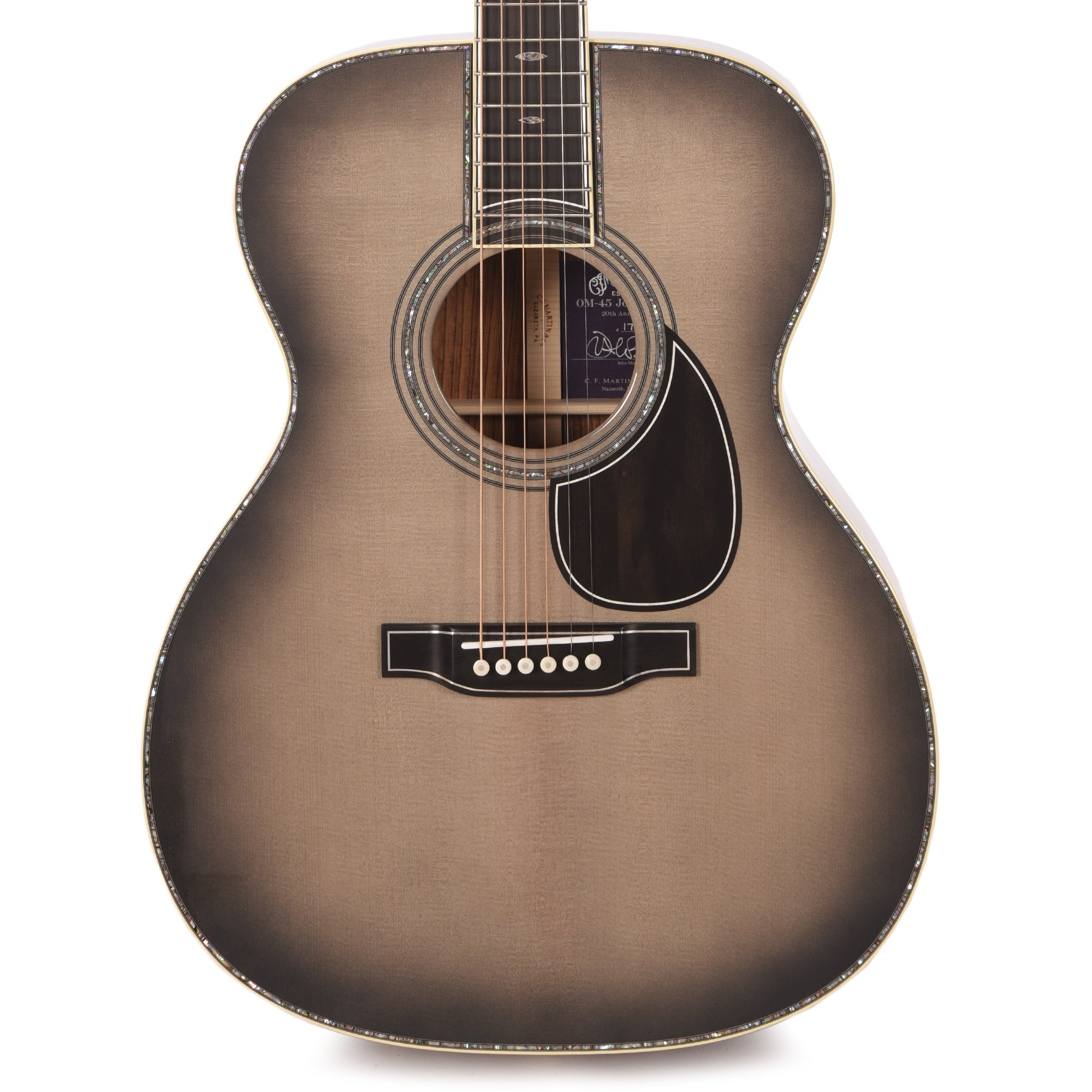 Martin OM-45 John Mayer 20th Anniversary Gray Sunburst