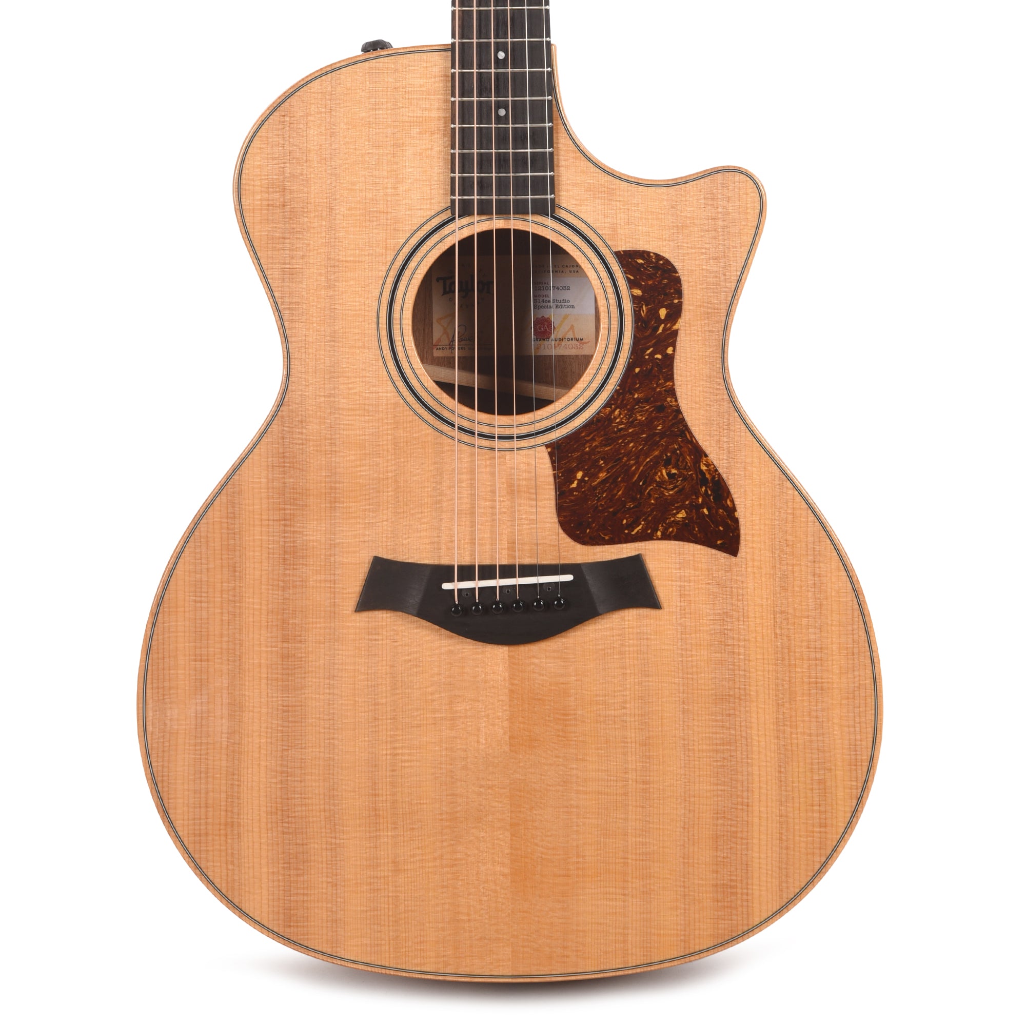 Taylor 314ce Studio Grand Auditorium Torrefied Sitka/Sapele Natural ES2