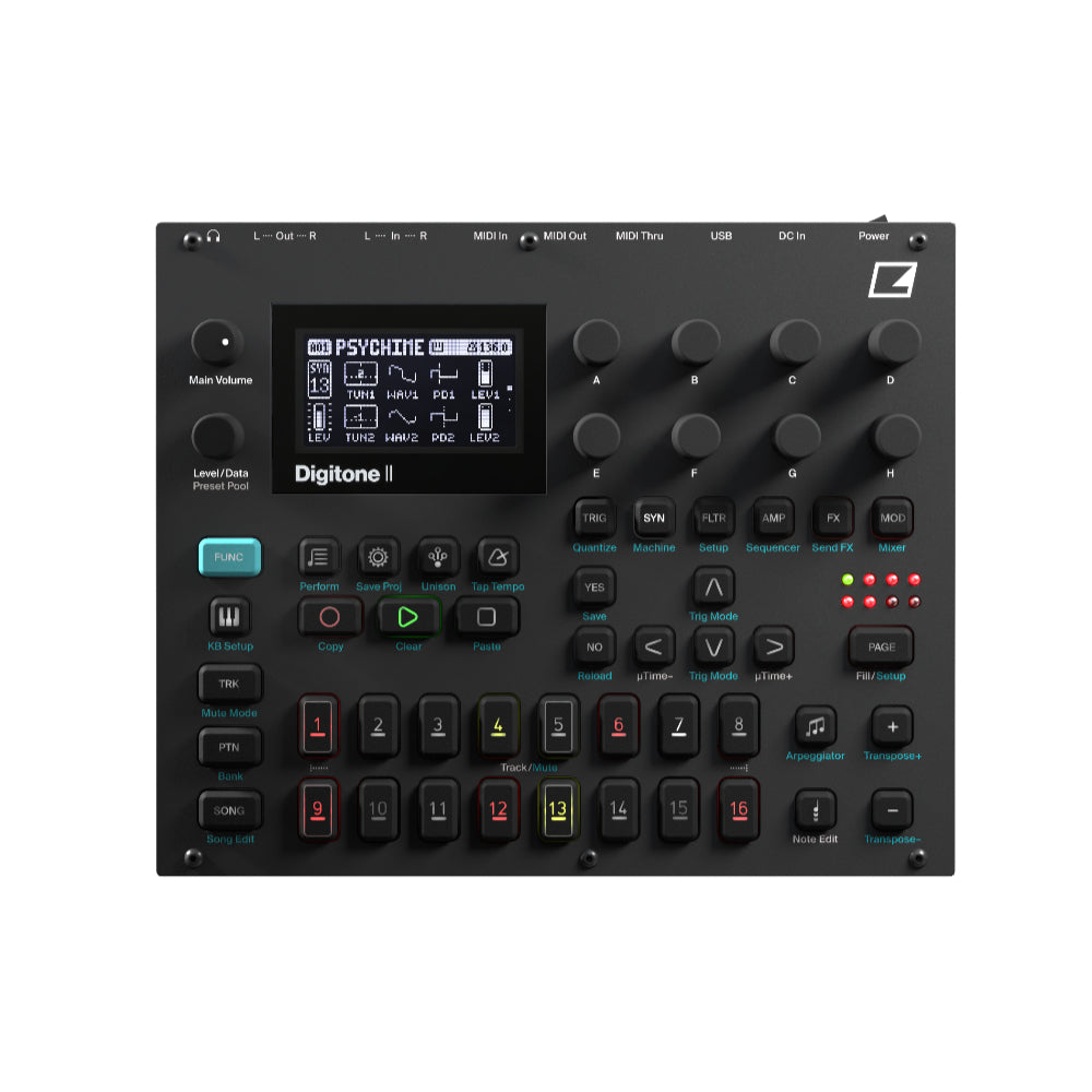 Elektron Digitone II 16-Track Polyphonic Digital Synthesizer