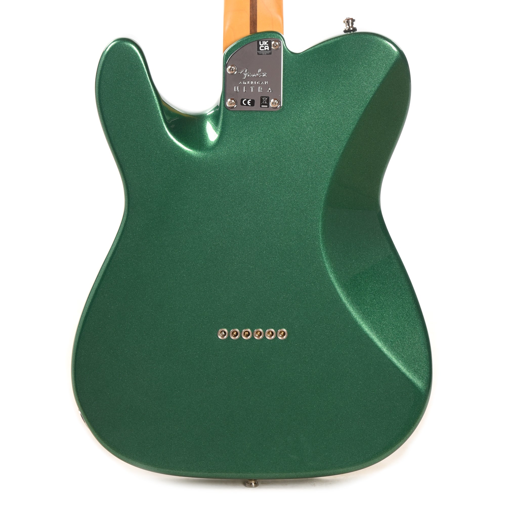 Fender American Ultra Telecaster Mystic Pine w/Ebony Fingerboard & Anodized Gold Pickguard