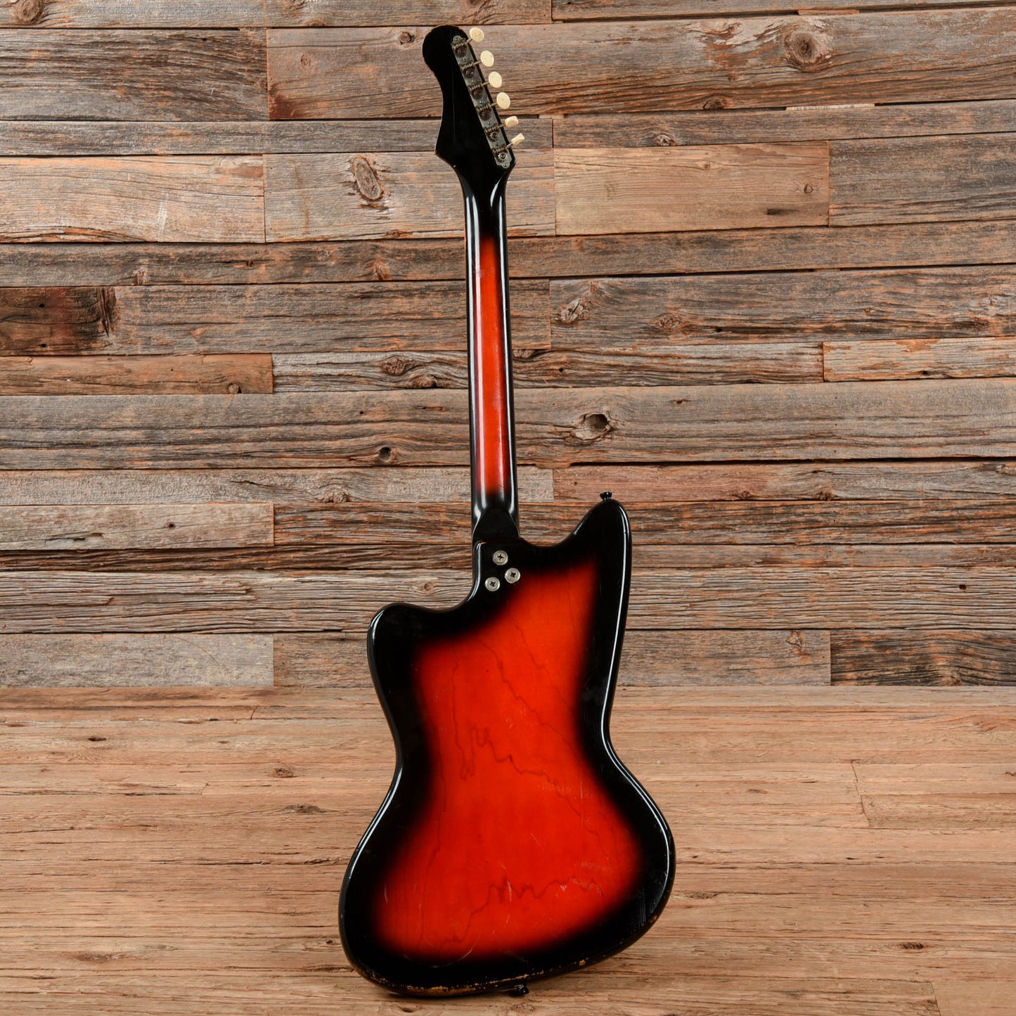 Silvertone 1478 Silhouette Red Burst 1960s