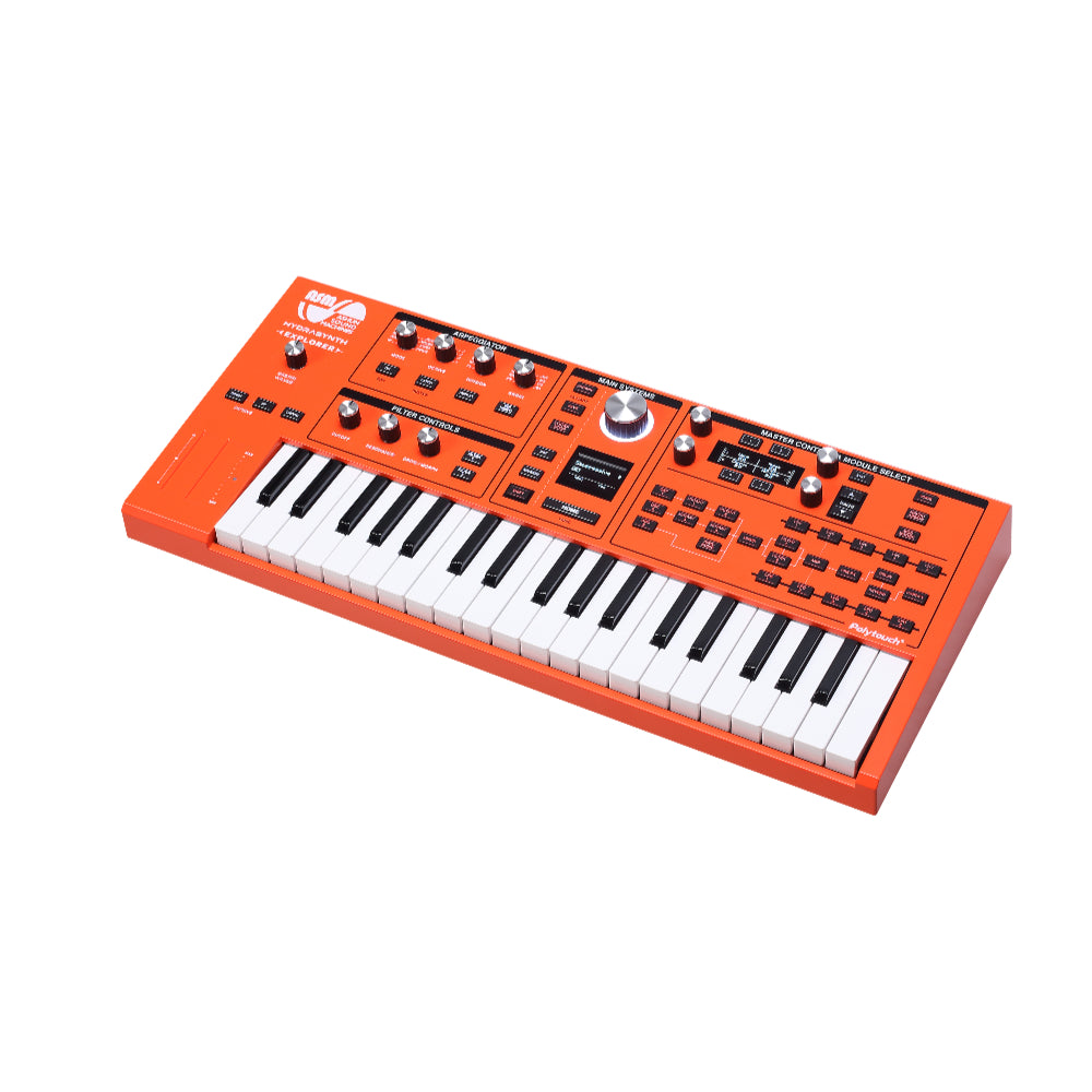 ASM Hydrasynth Explorer 888 37-Key Digital Polyphonic Synthesizer Limited Edition Orange