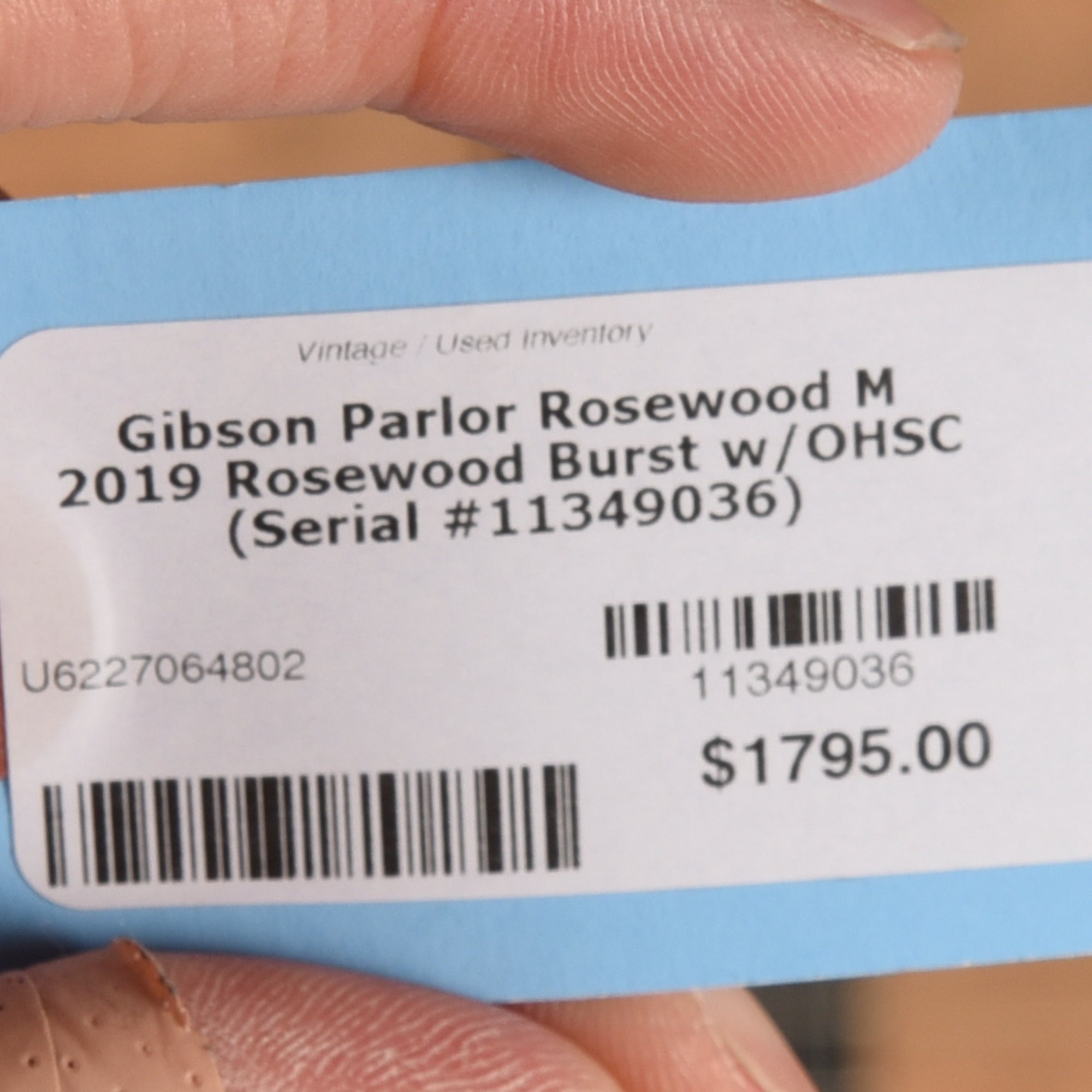 Gibson Parlor Rosewood M Rosewood Burst 2019