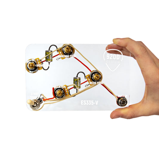 920D Custom ES335-V Upgraded Replacement ES-335 Wiring w/Oil Filled Capacitors