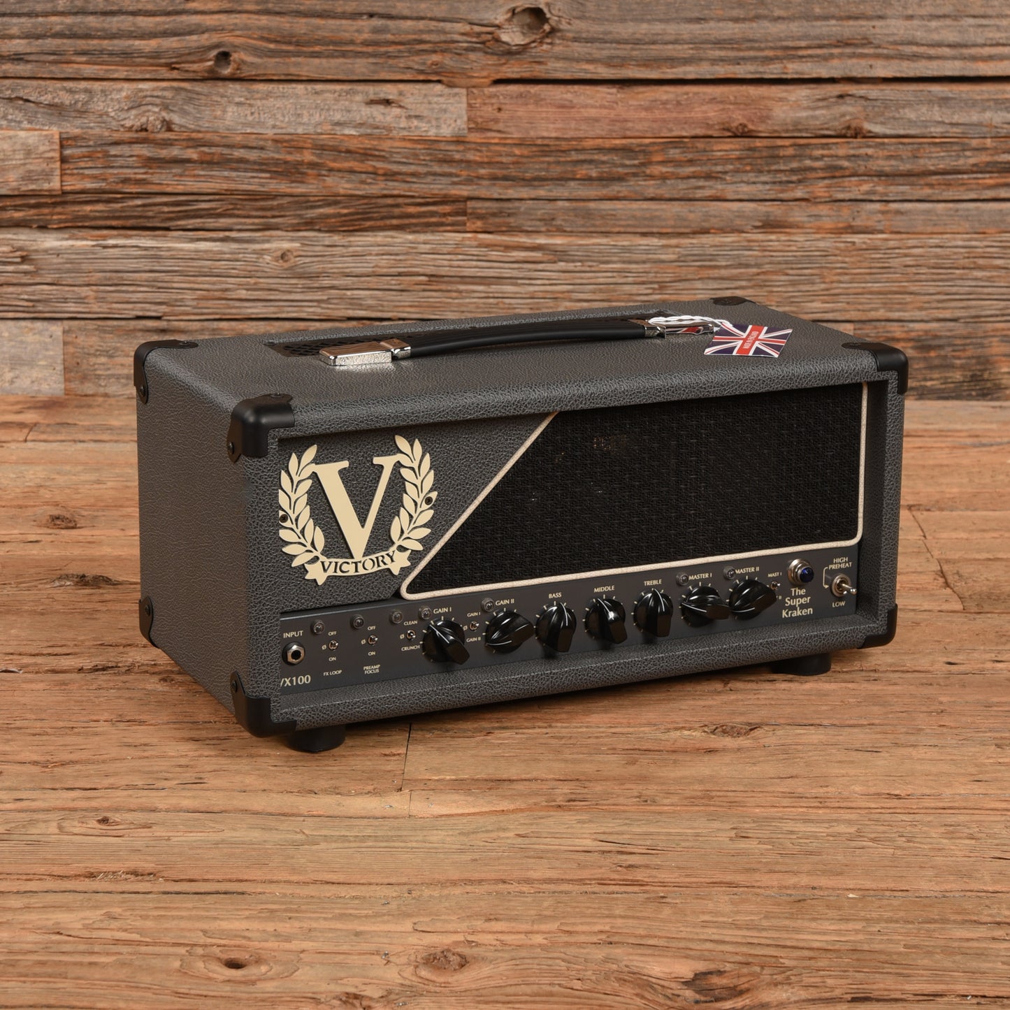 Victory VX100 The Super Kraken Heritage Series 2-Channel 100-Watt Guitar Amp Head