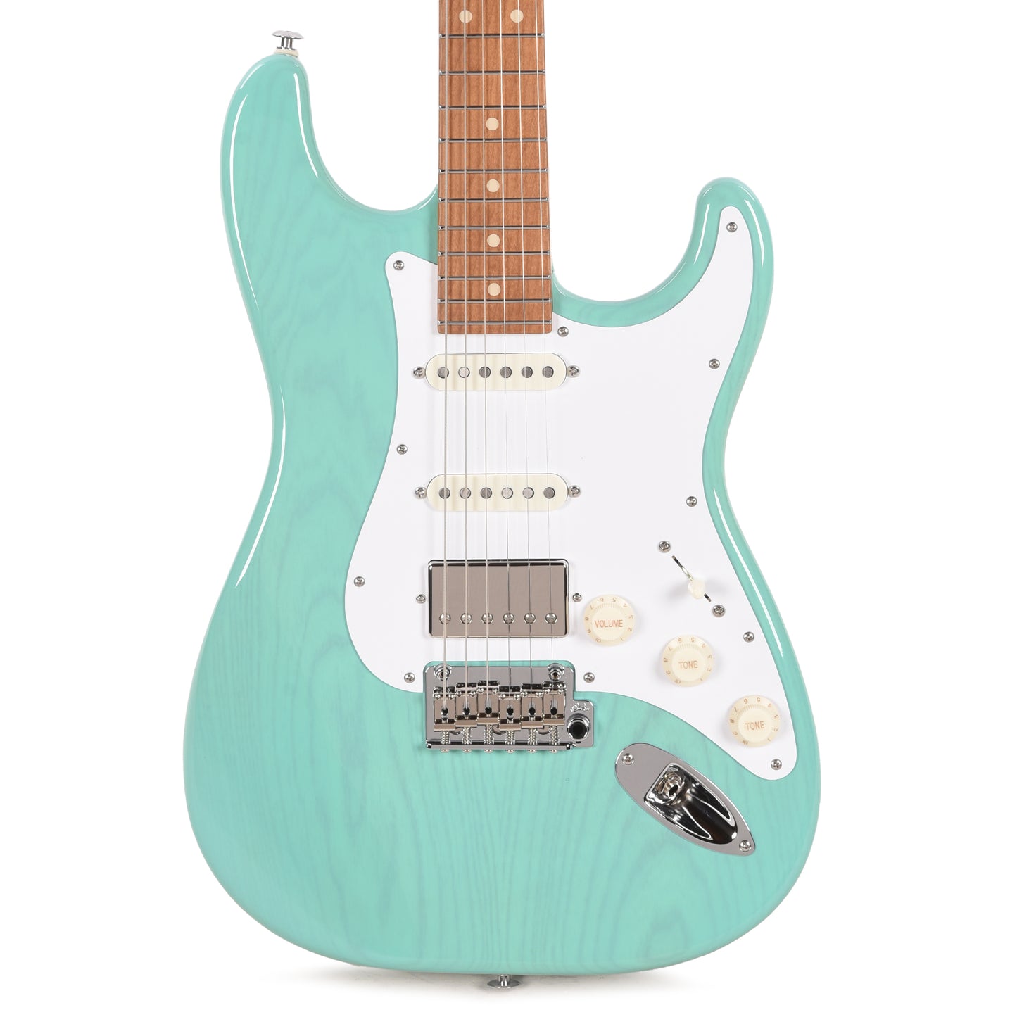 Suhr Custom Classic S Swamp Ash SSS Trans Seafoam Green w/Roasted Maple Neck