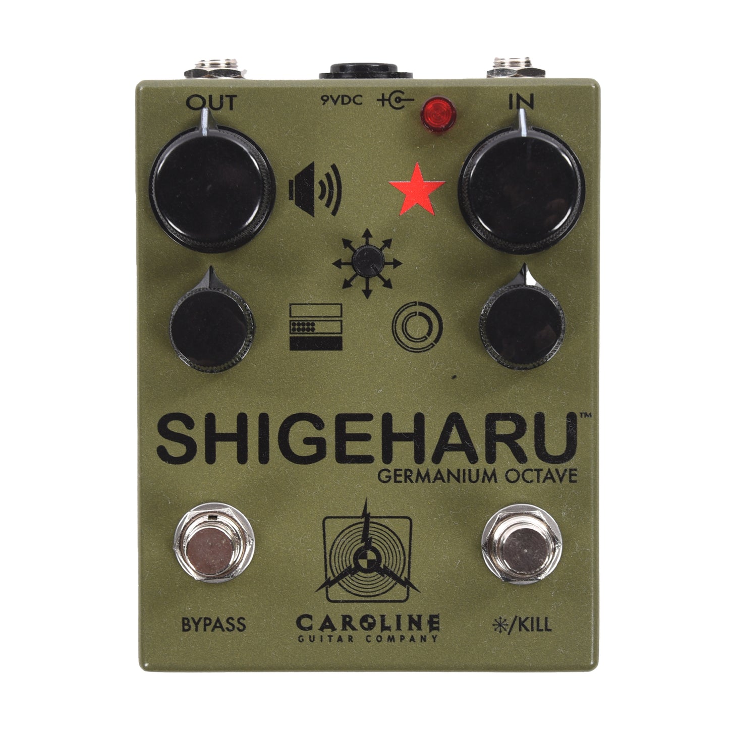 Caroline Special Run Shigeharu Germanium Fuzz/Octave Pedal Green