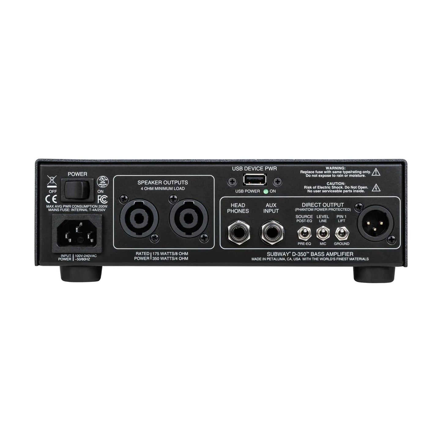 Mesa/Boogie Subway D-350 350W Ultra Compact Bass Head Amps / Bass Heads