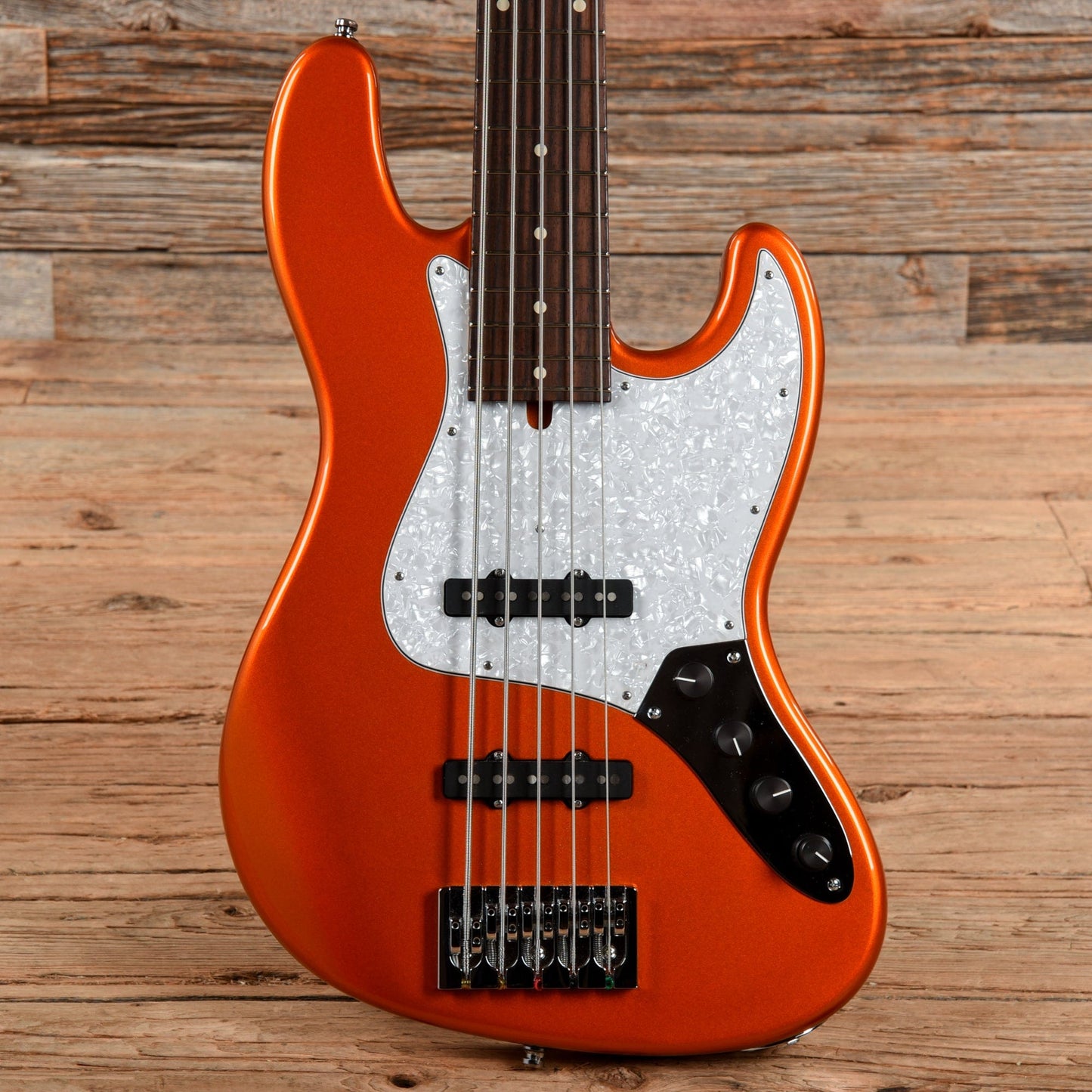 Mike Lull M5V Orange 2021 Bass Guitars / 5-String or More