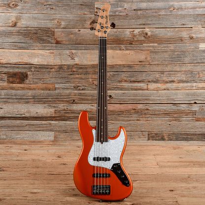 Mike Lull M5V Orange 2021 Bass Guitars / 5-String or More